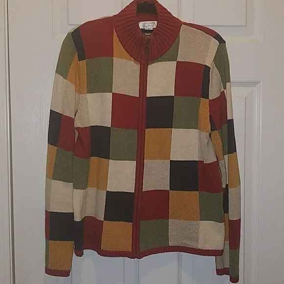Christopher & Banks Sweaters - Christopher Banks color block cardigan. Sz. S EUC.
